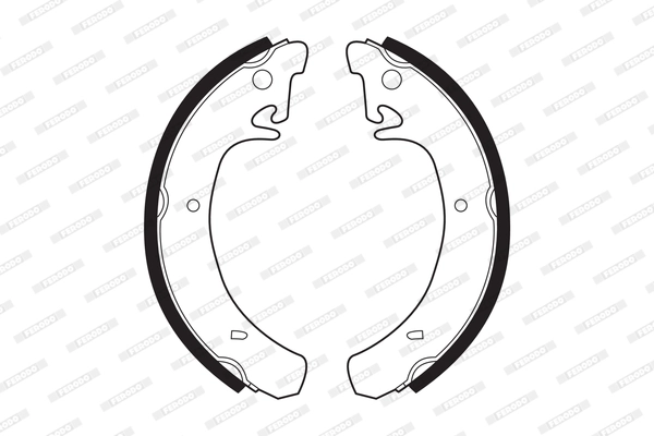 Jeu de mâchoires de frein FERODO FSB240