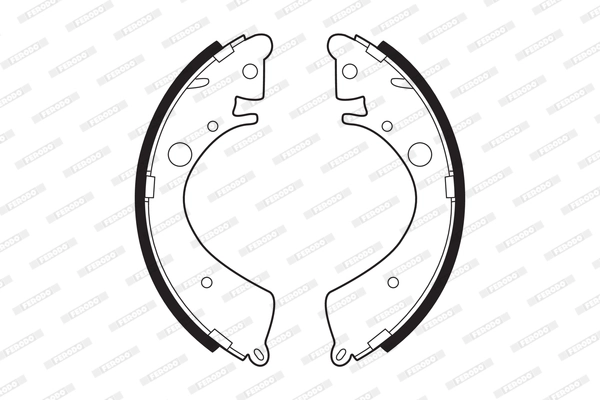 Jeu de mâchoires de frein FERODO FSB219