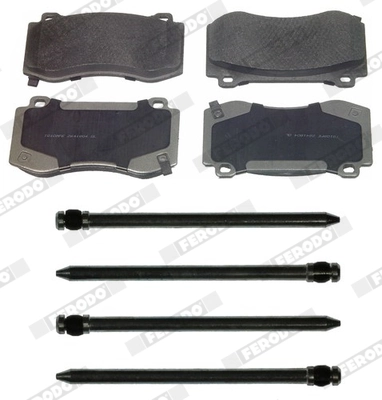 Kit de plaquettes de frein, frein à disque FERODO MX1149