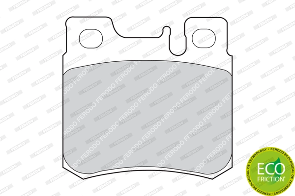 Kit de plaquettes de frein, frein à disque FERODO FDB644