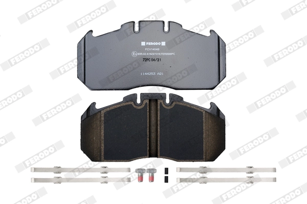 Kit de plaquettes de frein, frein à disque FERODO FCV1404B