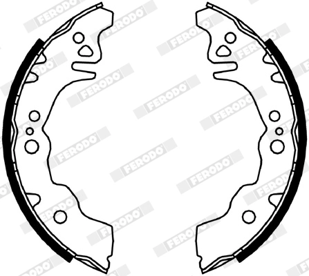 Jeu de mâchoires de frein FERODO FSB4040