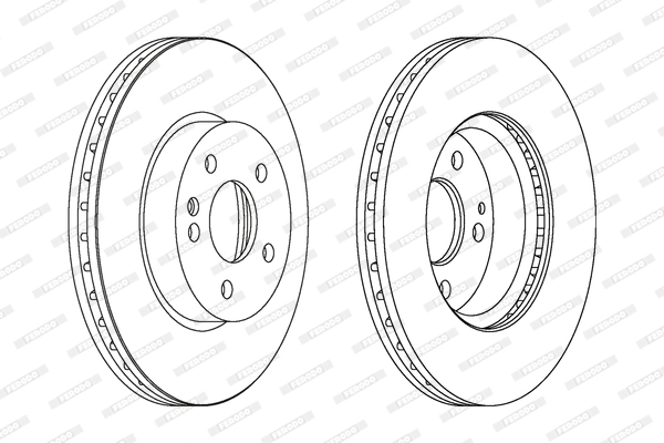 Disque de frein FERODO DDF1203