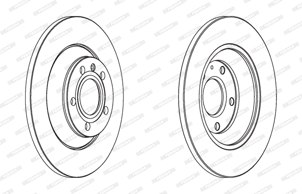 Disque de frein FERODO DDF1850C