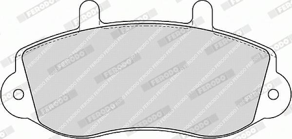 Kit de plaquettes de frein, frein à disque FERODO FVR1292