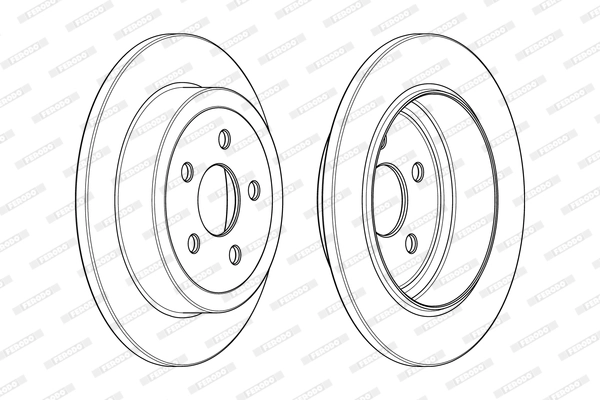 Disque de frein FERODO DDF1911C