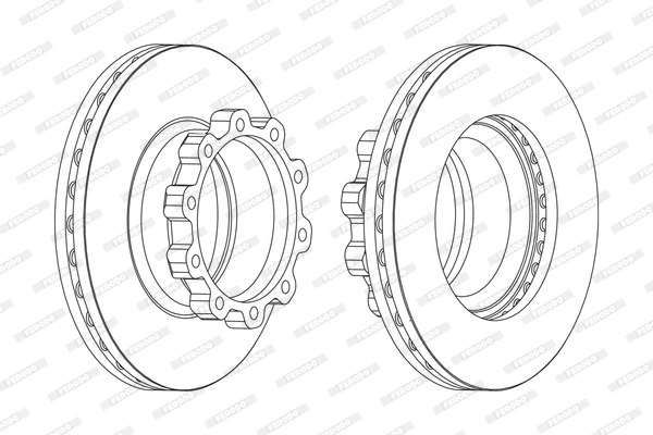 Disque de frein FERODO FCR170A