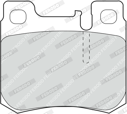 Kit de plaquettes de frein, frein à disque FERODO FDB693