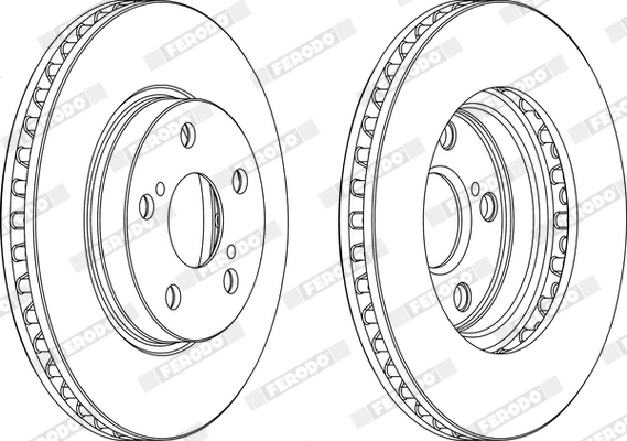 Disque de frein FERODO DDF620