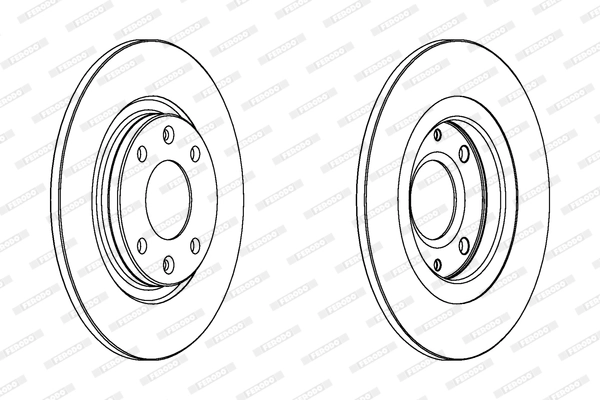 Disque de frein FERODO DDF051