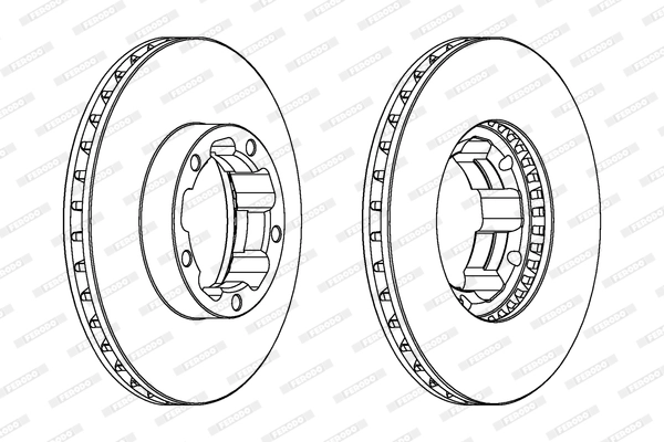 Disque de frein FERODO DDF668