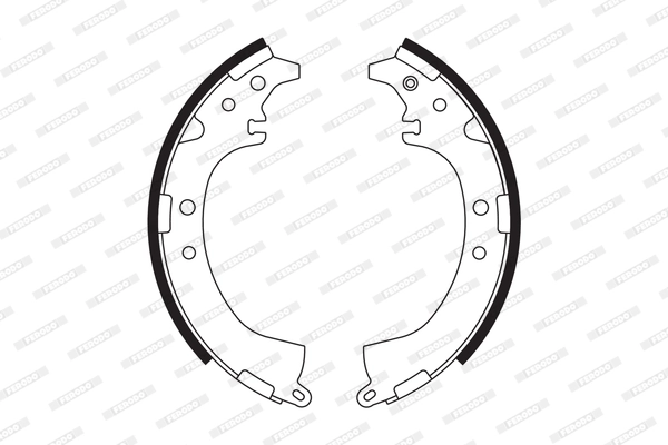 Jeu de mâchoires de frein FERODO FSB564