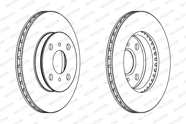 Disque de frein FERODO DDF1094