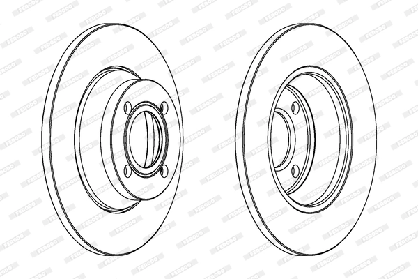 Disque de frein FERODO DDF518