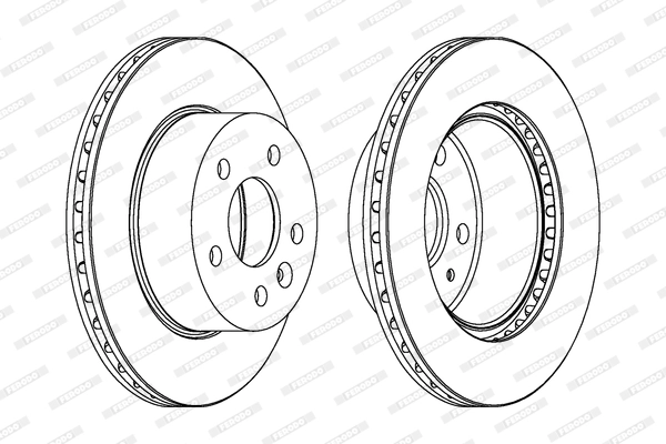 Disque de frein FERODO DDF860C