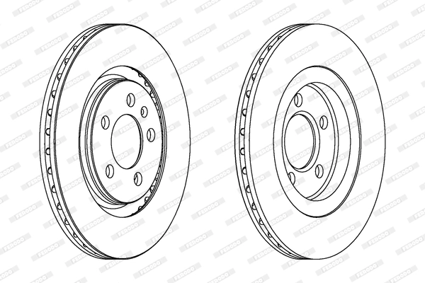 Disque de frein FERODO DDF332