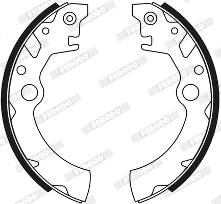 Jeu de mâchoires de frein FERODO FSB561