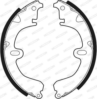 Jeu de mâchoires de frein FERODO FSB241