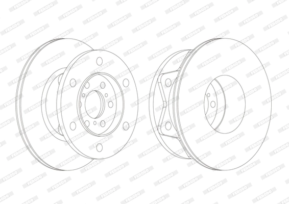 Disque de frein FERODO FCR274A