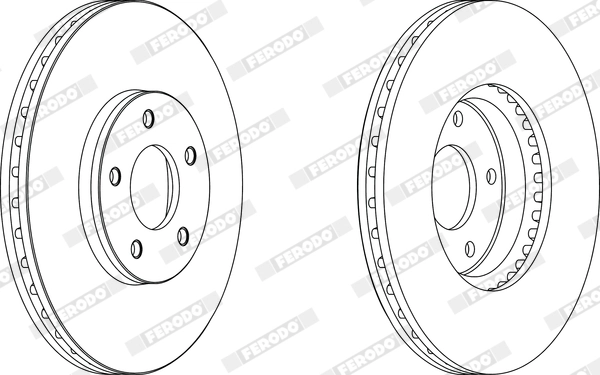 Disque de frein FERODO DDF1478C-1