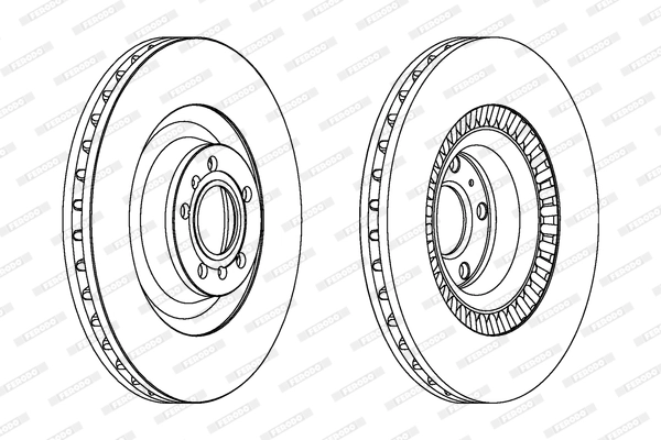 Disque de frein FERODO DDF1572C-1