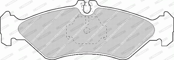 Kit de plaquettes de frein, frein à disque FERODO FVR1039