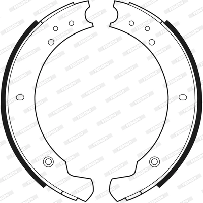 Jeu de mâchoires de frein FERODO FSB365