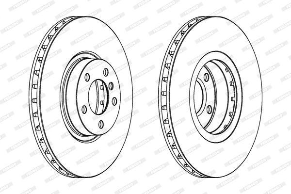 Disque de frein FERODO DDF1713C-1