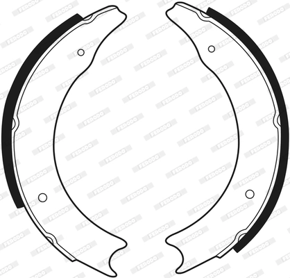 Jeu de mâchoires de frein FERODO FSB14