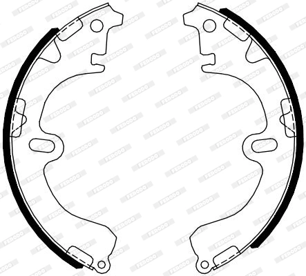 Jeu de mâchoires de frein FERODO FSB630