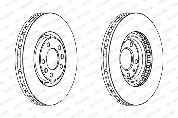 Disque de frein FERODO DDF1114