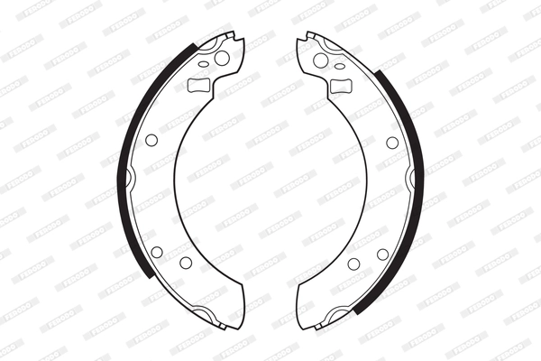 Jeu de mâchoires de frein FERODO FSB363