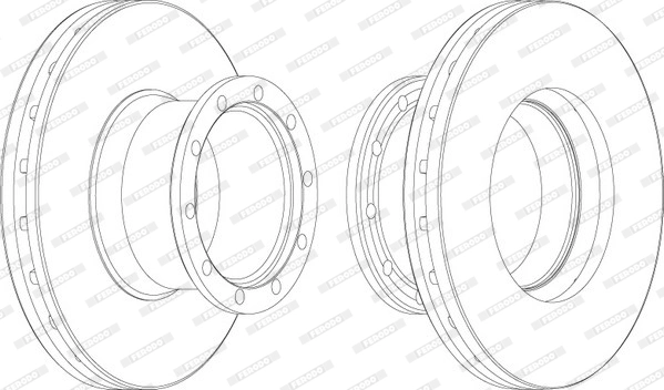 Disque de frein FERODO FCR113A
