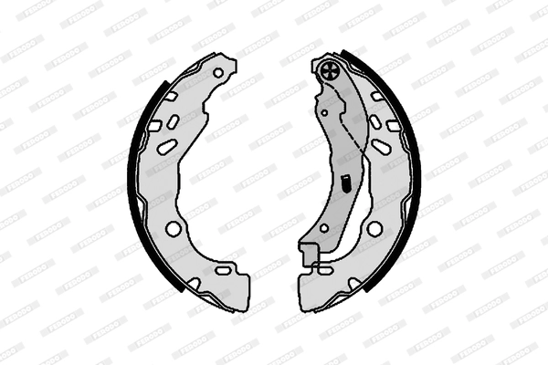 Jeu de mâchoires de frein FERODO FSB4160