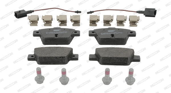Kit de plaquettes de frein, frein à disque FERODO FDB4829