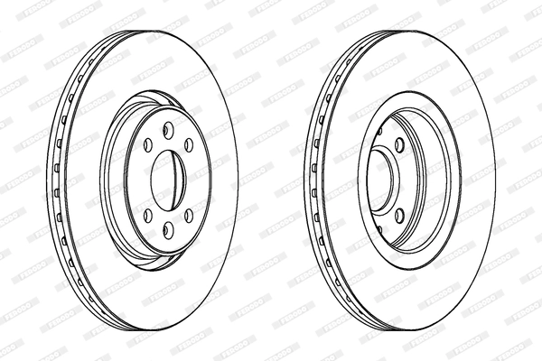 Disque de frein FERODO DDF1513