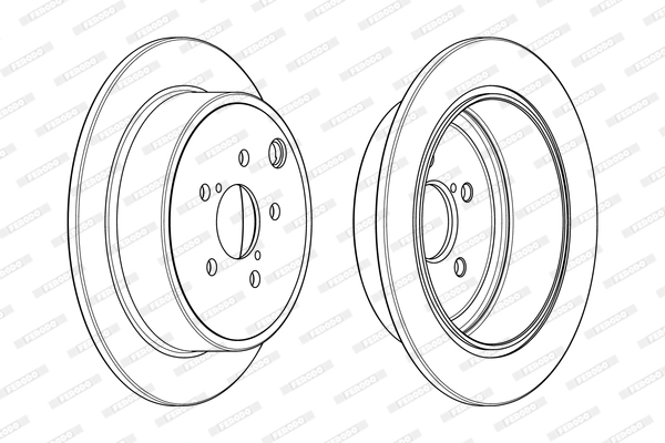 Disque de frein FERODO DDF1883C