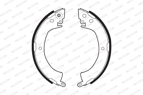 Jeu de mâchoires de frein FERODO FSB249