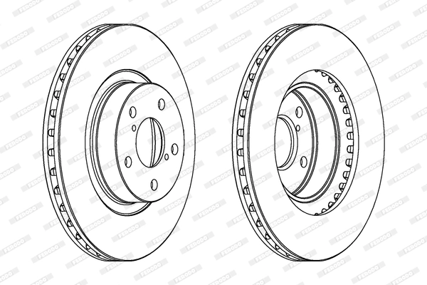 Disque de frein FERODO DDF679C