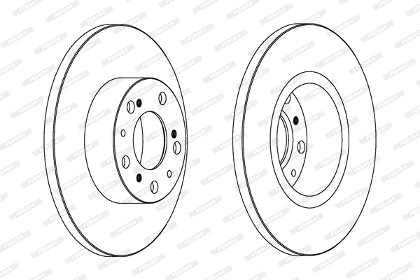 Disque de frein FERODO DDF069
