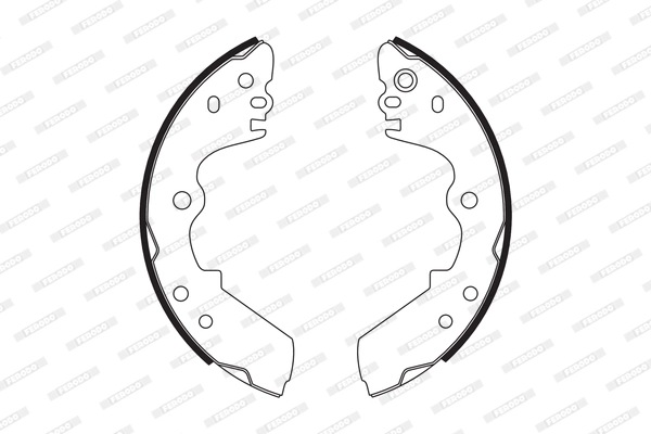 Jeu de mâchoires de frein FERODO FSB471