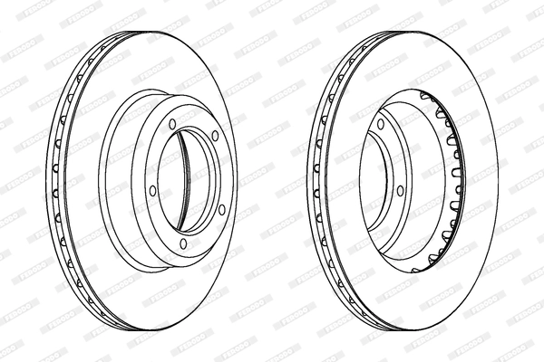 Disque de frein FERODO DDF262