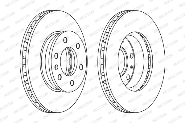 Disque de frein FERODO FCR310C
