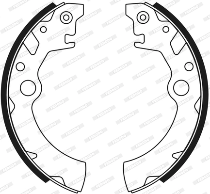 Jeu de mâchoires de frein FERODO FSB561