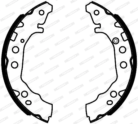 Jeu de mâchoires de frein FERODO FSB4127