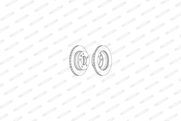 Disque de frein FERODO FCR361A