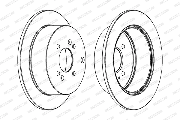 Disque de frein FERODO DDF1794C-1