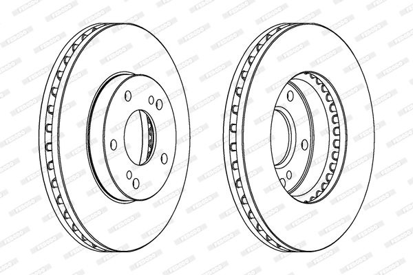 Disque de frein FERODO DDF724