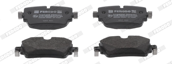 Kit de plaquettes de frein, frein à disque FERODO FDB5308
