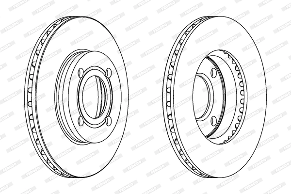 Disque de frein FERODO DDF193